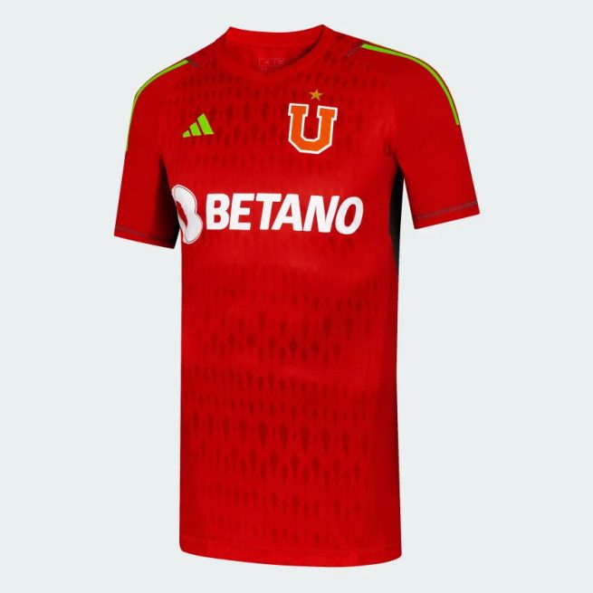 Camiseta Adidas Universidad de Chile Arquero Roja Adulto