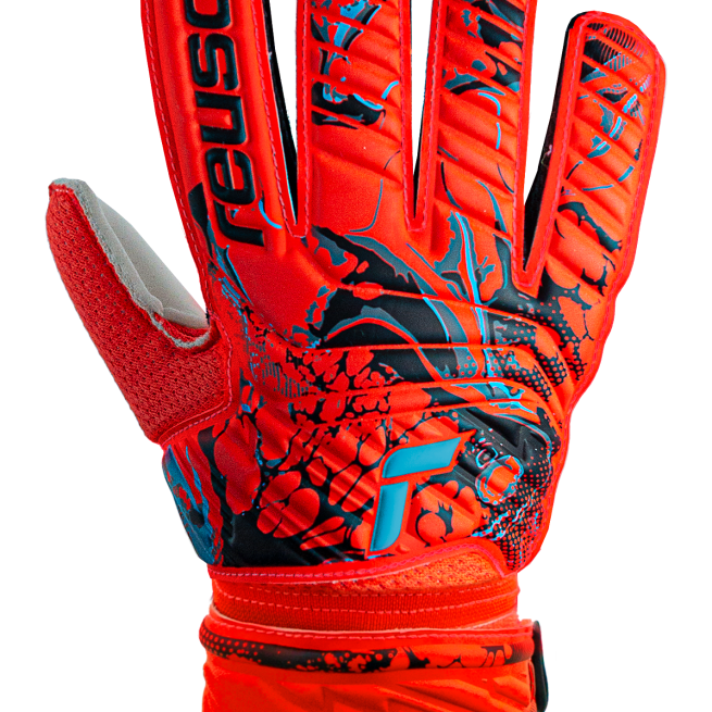 Guantes de arquero Guante Reusch Attrakt Solid Jr GK23 Rj-Az Nio